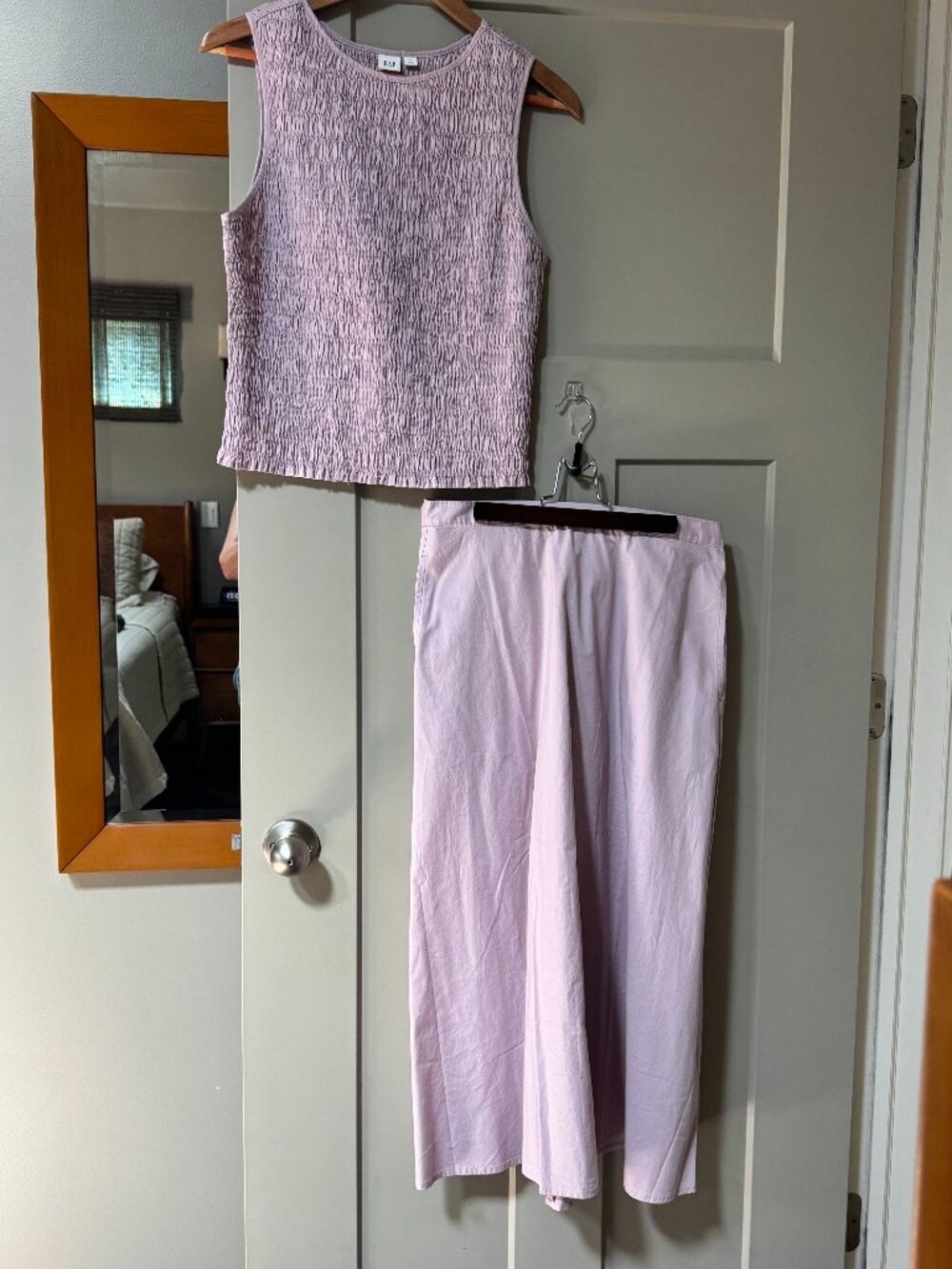 Gap Smoked Boatneck Top with matching Skirt
